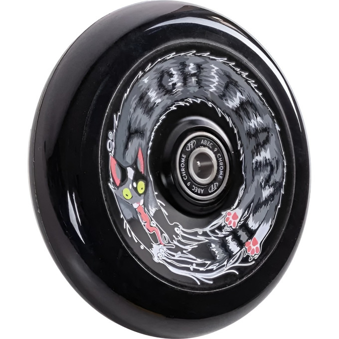 Колесо TECH TEAM для самоката X-Treme 110*24мм, Cat, grey NN010280